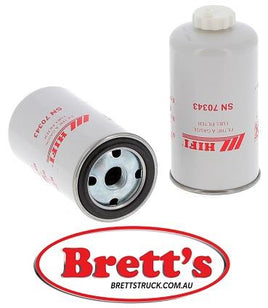SN 70343 SN70343 FUEL FILTER BTP  SN70343 HIFI  SN 70343 WK 724/4 , 1000180500 , SK 3710 ,  WK724/4 , SK3710 75Z3 Wacker neuson