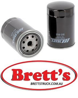 SO 053 SO053 OIL FILTER TOYOTA 42-3 FG 10/15 42-3 FG 20 42-3 FG 23 42-3 FG 25 42-4 FG 10 42-4 FG 14 42-4 FG 15 42-4 FG 18 42-4 FG 25 VALMET-VALTRA 502 VERMEER T 850 TC 4 VOLVO BM 650 BM 700