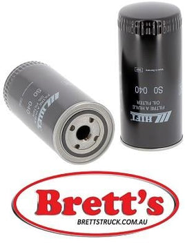 SO 040 SO040 OIL FILTER WELTE W 100 WIRTGEN 500 DC KMA 150 KMA 200 SF 1000 C SF 500 C SF 600 DC W 1000 F W 1000 L W 1200 F W 1300 F W 600 DC YALE GDP 35/55 LJ