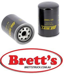 SO 10067 SO10067 OIL FILTER AHLMANN AX 100 AX 1000 AX 700 AX 85 AX 850 DYNAPAC CA 134 D JOHN DEERE 4120 4320 4520 4720 5055 E 5065 E 5075 E LIEBHERR L 506 L 507 SPEEDER L 508 L 509 L 510 SDMO J 33 J 44 J/K R 44 K