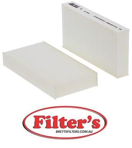 SC 70134 SC70134 CABIN AIR FILTER HIFI BUY AT BRETTS TRUCK .COM.AU  SKL 46850 SKL46850