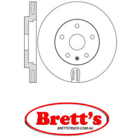 RN1838V DISC ROTOR NiBK JNBK NIBK FRONT FOR AUDI  Q5   Front Axle Rotor/Drum May 08~Sep 12 3.20 L  8RB0EY CALB Pos:Left/Right