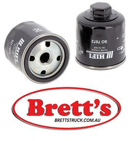 SO 7072 SO7072 OIL FILTER SEAT VU/LT/LW INCA 1,4 | INCA 1,4 16V VOLKSWAGEN VU/LT/LW CADDY III 1,4 | CADDY II 1,4 | CADDY II 1,6  AUDI A 2 1,6 FSI | A 2 1,4