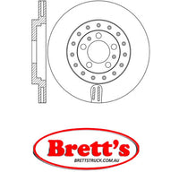 RN1839V DISC ROTOR NiBK JNBK NIBK REAR FOR VOLKSWAGEN Phaeton  Rear Axle Rotor/Drum Aug 03~Nov 08 3.20 L  3D__B_ BKL Pos:Left/Right