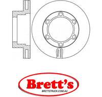 RN1840V DISC ROTOR NiBK JNBK NIBK FRONT FOR TOYOTA 43512-37060   TOYOTA 4351237060