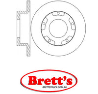 RN1843 DISC ROTOR NiBK JNBK NIBK REAR FOR FORD Tourneo Custom  Rear Axle Rotor/Drum Sep 12~ 2.20 L  TTF T22DD0P (125PS) Pos:Left/Right