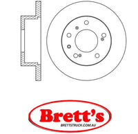 RN1852 DISC ROTOR NiBK JNBK NIBK  FRONT FOR CITROEN 4246.93 CITROEN 4246.95 CITROEN 4246.B4
