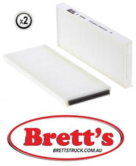 SC 8104 KIT SC8104KIT CABIN AIR FILTER HIFI  SC 8104 KIT SC 9802 - SC 9803 - SC 9806 - LA 391/S - SKL 47104-SET - SKL 47107-SET - 68120-0803A - 68120-08030 - 68120-08130 - 68120-0830 - 68120-0830A