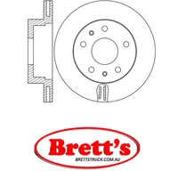 RN1845V DISC ROTOR NiBK JNBK NIBK FRONT FOR FIAT Ducato Furgon  Front Axle Rotor/Drum Jan 06~Jan 14 2.30 L  2505L200 F1AE0481D Pos:Left/Right