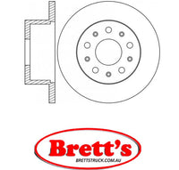 RN1846 DISC ROTOR NiBK JNBK NIBK REAR FOR CITROEN Jumper II  Rear Axle Rotor/Drum Jul 06~Dec 13 2.20 L  250 2.2 HDI Pos:Left/Right