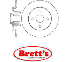 RN1857H DISC ROTOR NiBK JNBK NIBK REAR FOR PEUGEOT 3008  Rear Axle Rotor/Drum Jun 09~May 17 1.60 L  5-Crossover DV6C Pos:Left/Right