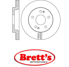 RN1859V DISC ROTOR NiBK JNBK NIBK FRONT FOR CITROEN 4246N8 CITROEN 95661813 CITROEN 96099616 PEUGEOT 4246F4