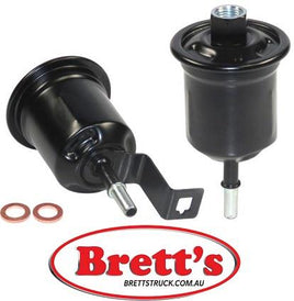 BE 1027 BE1027 PETROL FILTER TOYOTA 4X4 BTP  BE1027 HIFI  BE 1027 TF 1583 - 23300-75100 - 23300-75110 TF1583 - 2330075100 - 2330075110  DENSO 1861005460 GUD E82 MICRO FT1137 NIPPARTS J1332071 RYCO Z571 SAKURA FS1143 TOYOTA 2330075100 TOYOTA 2330075110