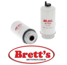 SN 70233 SN70233 FUEL FILTER JOHN DEERE 1170 E 1470 5085 M 5095 M 540 H 5430 I 6530 6530 PREMIUM 6630 6830 PREMIUM 6930 6930 PREMIUM 7430 PREMIUM 7530 7530 PREMIUM 7630 7730 7830 7930 T550 T560 W540