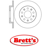 RN1871 DISC ROTOR NiBK JNBK NIBK REAR FOR DODGE Dart  Rear Axle Rotor/Drum Jan 12~Jul 16 1.40 L  PFDP41 EAF Pos:Left/Right