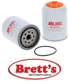 SN 25116 SN25116 FUEL WATER SEPARATOR FILTER XCMG XE 235 C BTP  SN25116 HIFI  SN 25116