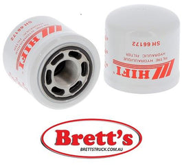 SH 66172 SH66172 HYD HYDRAULIC FILTER AVANTTECNO AVANT 216 AVANT 220 AVANT 528 + AVANT 630 AVANT 635 AVANT 745 AVANT 750 BARGAM GRIMAC 3000 GRIMAC 3500 L-C BITELLI DTV 315 PW 1500 CATERPILLAR CB 114 GIANNI FERRARI PG 260 PG 270 W PG 280 DW PG 300