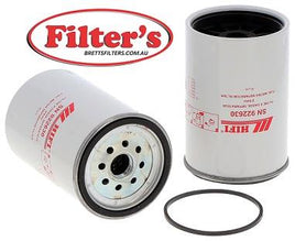 SN 922630 SN922630 FUEL WATER SEPARATOR FILTER BTP   BF1346-O , BF1346O , BF1346-0 , BF13460 Baldwin Fuel/Water Separator Spin-on with Open Port for Bowl Replaces Racor S3226P ; Donaldson P550554 ; Fleetguard FS19593 HIFI  SN922630 , SN 922630