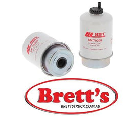 SN 70208 SN70208 FUEL FILTER BTP  SN70208 HIFI  SN 70208 BF 9839 D , 87802923 , P 55-1434 , 46553976 , FS 19588 , FS 19830 , RE 509208 , RE 522491 , RE 531220 , RE 537927 , 7090972 , WK 8130 , WK 8155 , 87802332 , 87802922 , 6005028153 ,