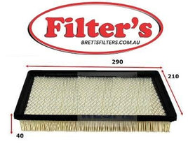 WA5068 AIR FILTER CHRYSLER 300C 530048383 A1735 33-2295 332295 42843 5037615AA 5019002AA MGA42843 5016002 CA9838
